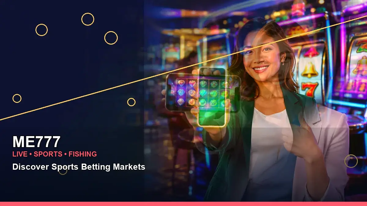 ME777 VIP casino rewards featuring an adult Filipina casino host with a right-framed composition